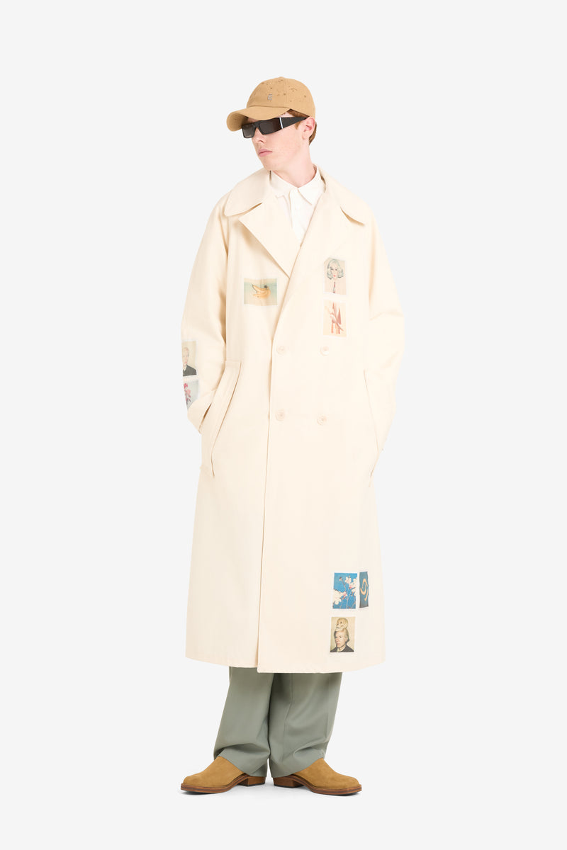 ETUDES STUDIO + ANDY WARHOL RIPSTOP COAT CREAM 6 ETUDES STUDIO + ANDY WARHOL RIPSTOP COAT CREAM 6