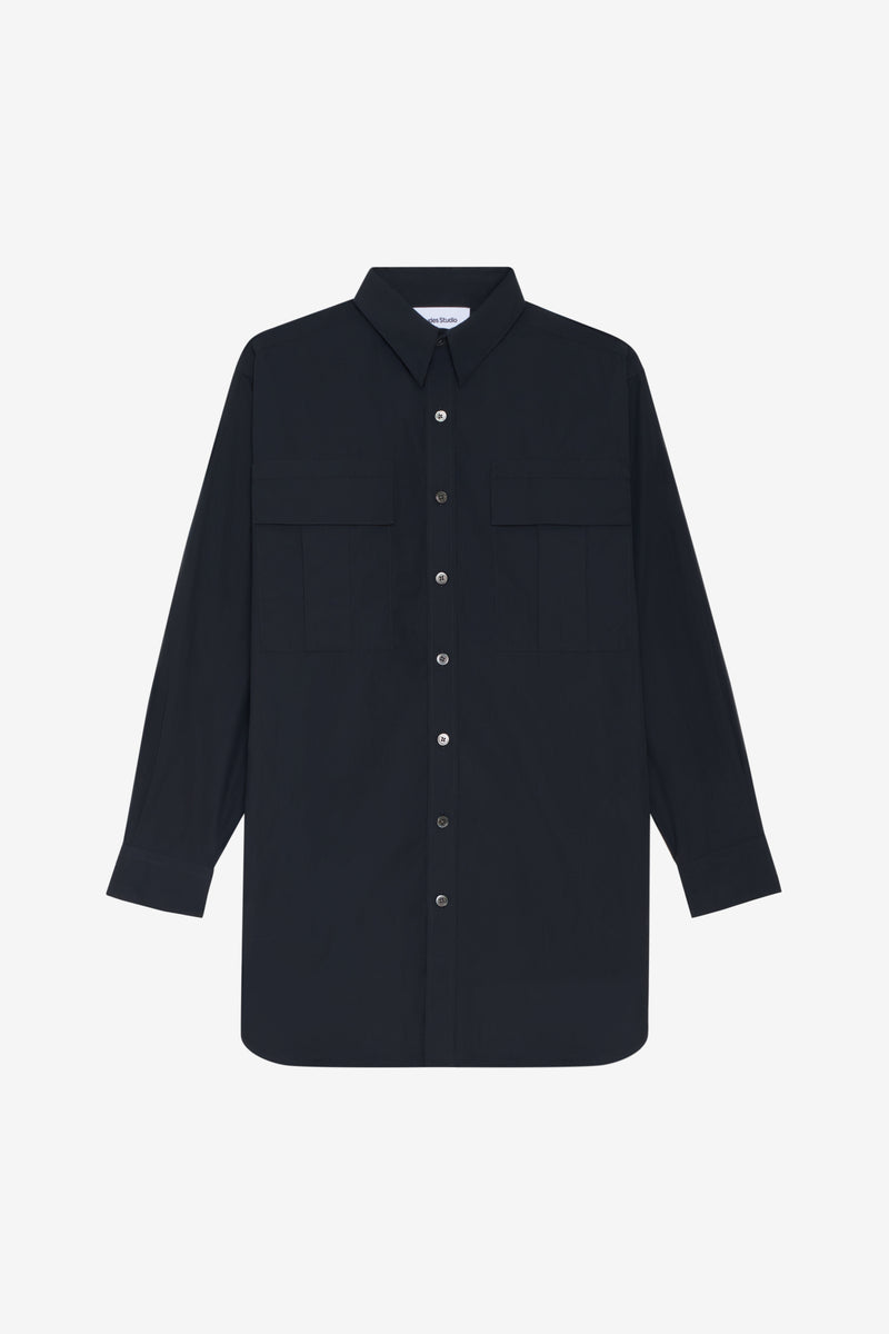 ETUDES STUDIO LONG SHIRT BLACK 1 ETUDES STUDIO LONG SHIRT BLACK 1