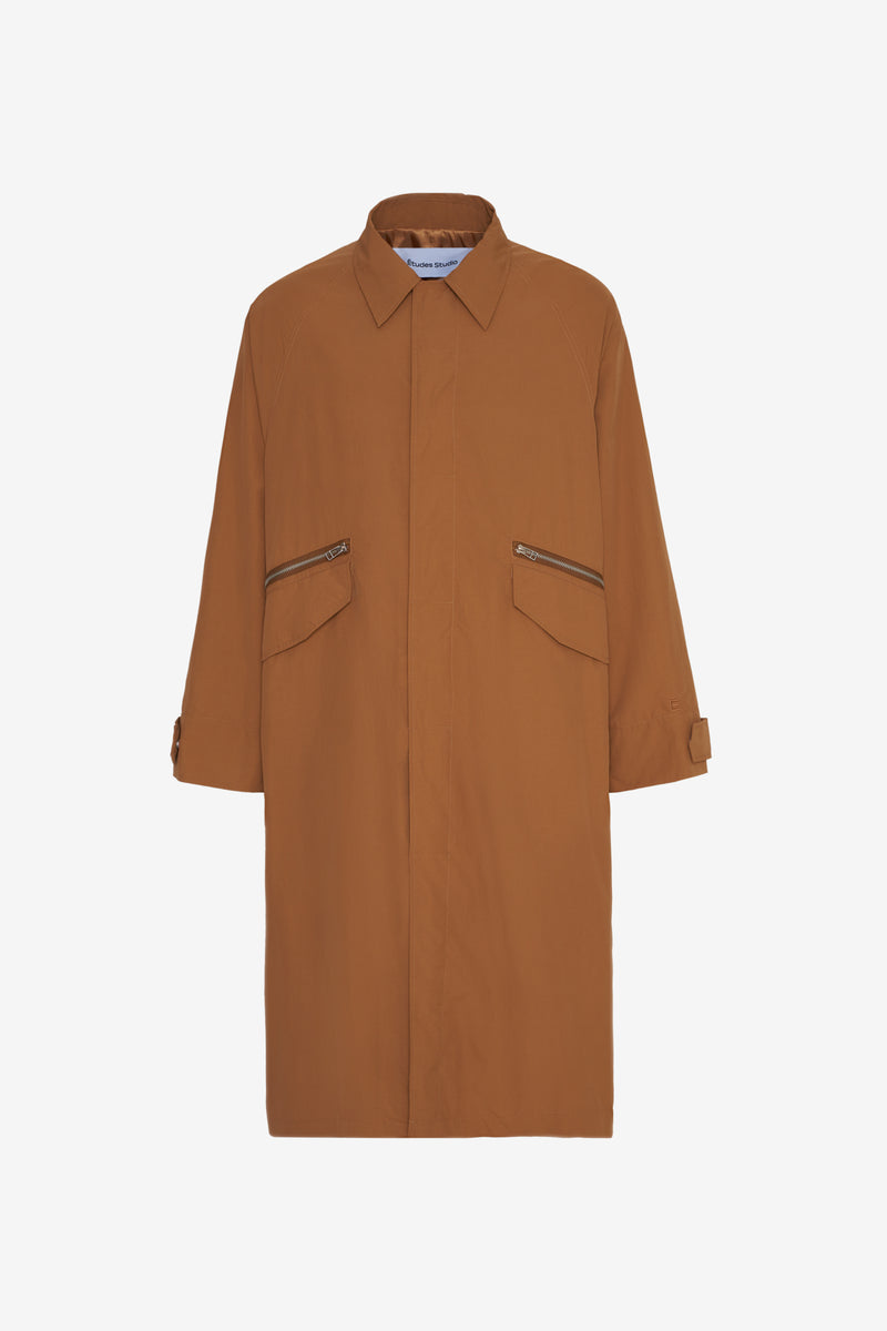 ETUDES STUDIO NYLON OVERCOAT CAMEL 1 ETUDES STUDIO NYLON OVERCOAT CAMEL 1