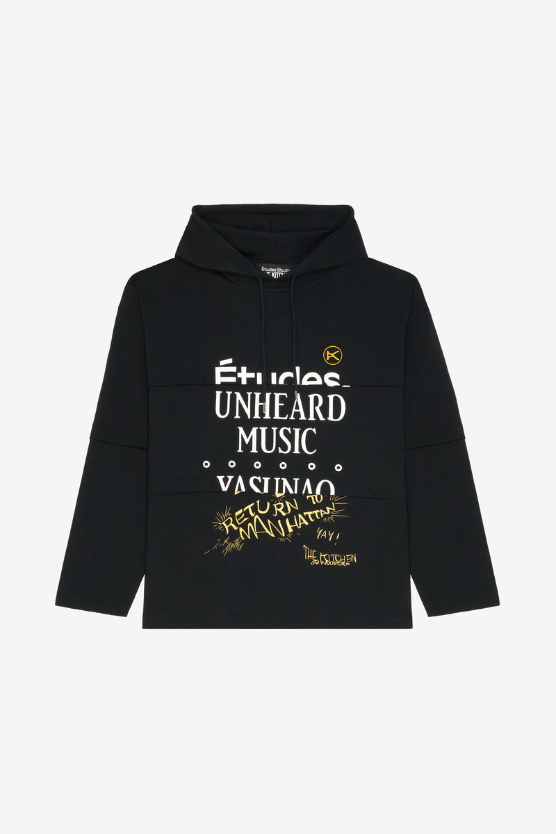 ETUDES STUDIO HOODIE LS TEE SHIRT THE KITCHEN BLACK 1 ETUDES STUDIO HOODIE LS TEE SHIRT THE KITCHEN BLACK 1