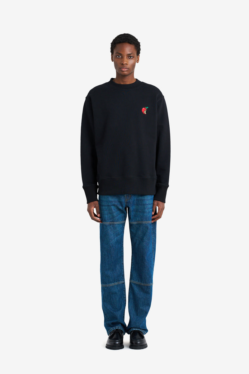 ETUDES STUDIO RELAX CREW NECK APPLE BLACK 2 ETUDES STUDIO RELAX CREW NECK APPLE BLACK 2