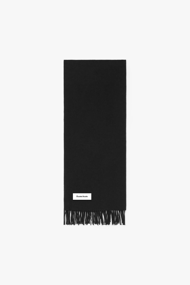 ETUDES STUDIO WOOL SCARF BLACK 1 ETUDES STUDIO WOOL SCARF BLACK 1
