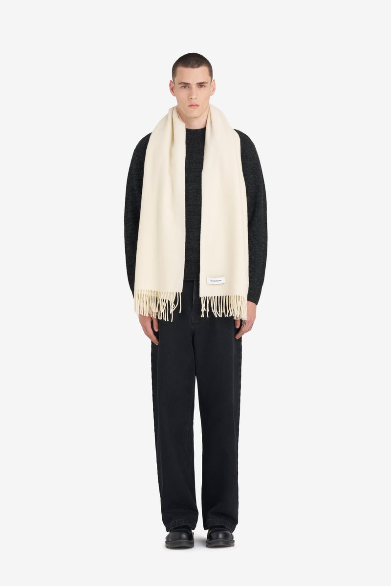 ETUDES STUDIO WOOL SCARF OFF WHITE 2 ETUDES STUDIO WOOL SCARF OFF WHITE 2