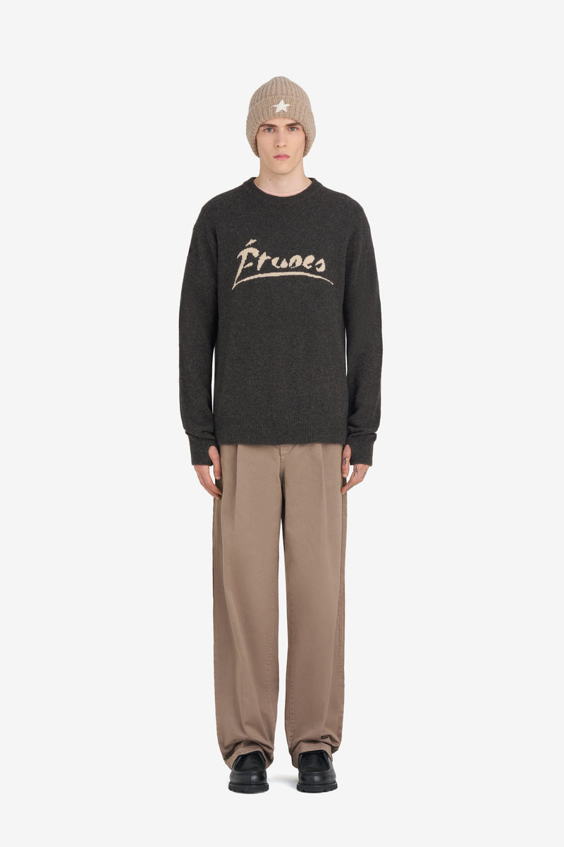 ETUDES STUDIO YAK ROUND NECK SIGNED DARK GREY 3 ETUDES STUDIO YAK ROUND NECK SIGNED DARK GREY 3