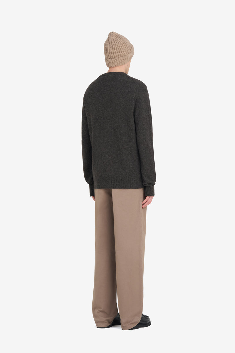 ETUDES STUDIO YAK ROUND NECK SIGNED DARK GREY 4 ETUDES STUDIO YAK ROUND NECK SIGNED DARK GREY 4