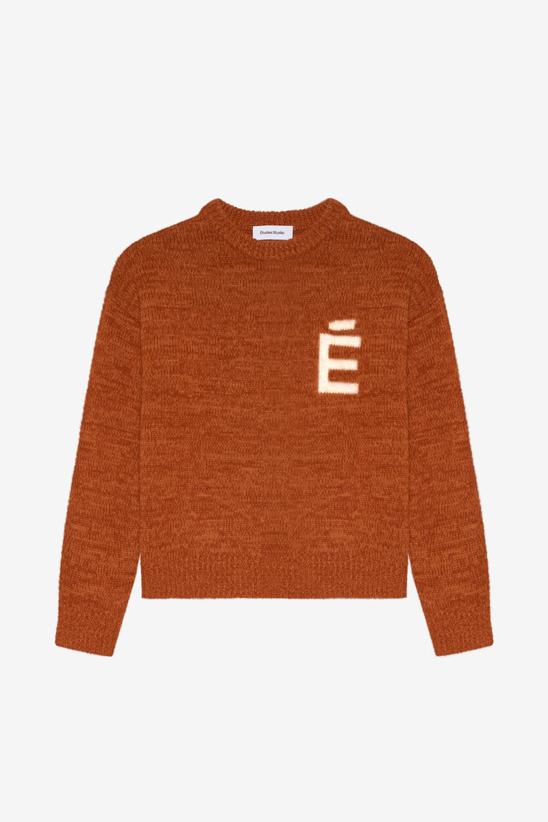 ETUDES STUDIO ROUND NECK SWEATER E CAMEL 1 ETUDES STUDIO ROUND NECK SWEATER E CAMEL 1