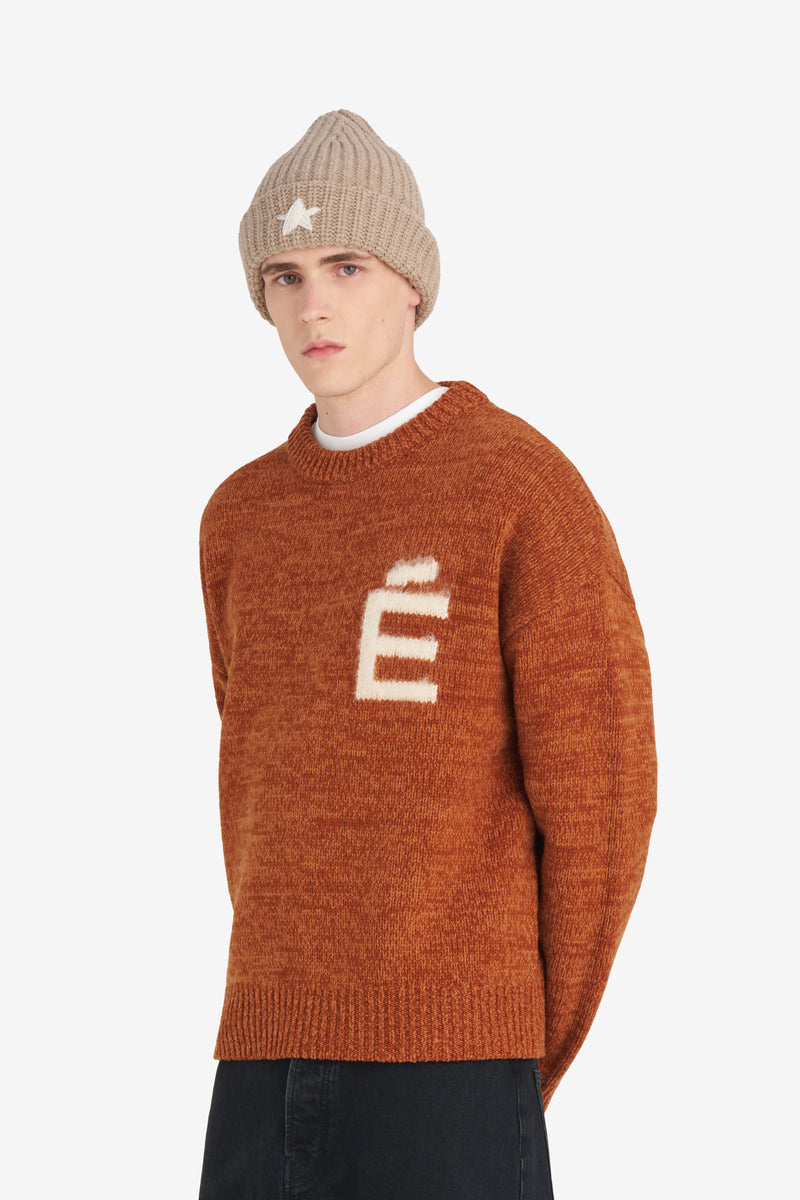 ETUDES STUDIO ROUND NECK SWEATER E CAMEL 2 ETUDES STUDIO ROUND NECK SWEATER E CAMEL 2