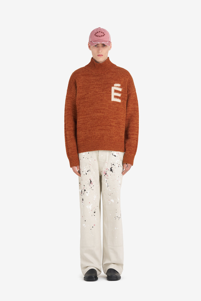 ETUDES STUDIO FUNNEL NECK SWEATER E CAMEL 3 ETUDES STUDIO FUNNEL NECK SWEATER E CAMEL 3