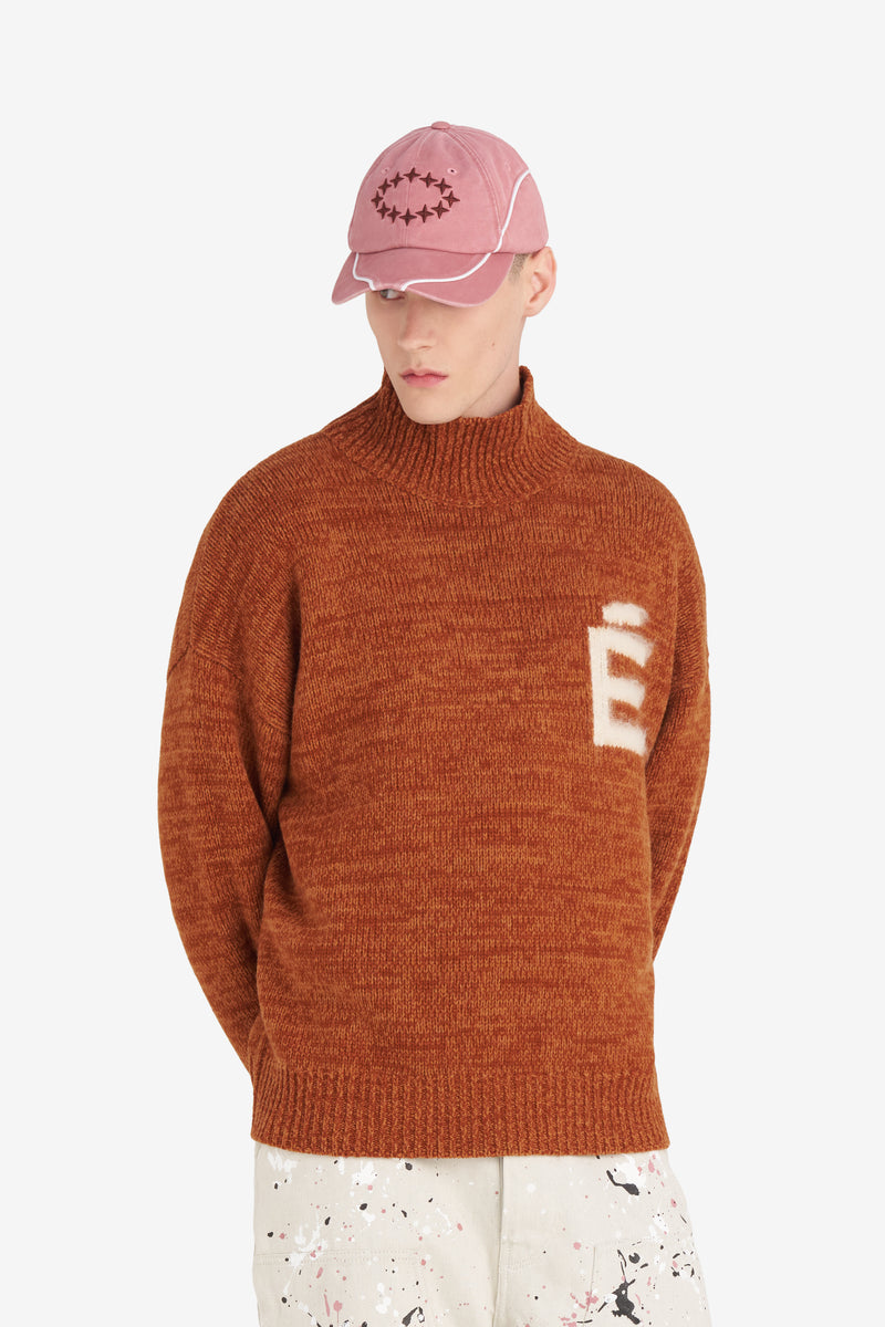 ETUDES STUDIO FUNNEL NECK SWEATER E CAMEL 2 ETUDES STUDIO FUNNEL NECK SWEATER E CAMEL 2