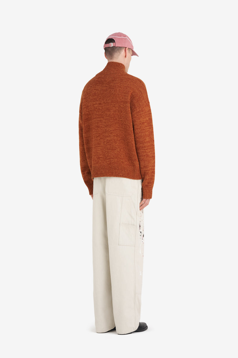 ETUDES STUDIO FUNNEL NECK SWEATER E CAMEL 4 ETUDES STUDIO FUNNEL NECK SWEATER E CAMEL 4