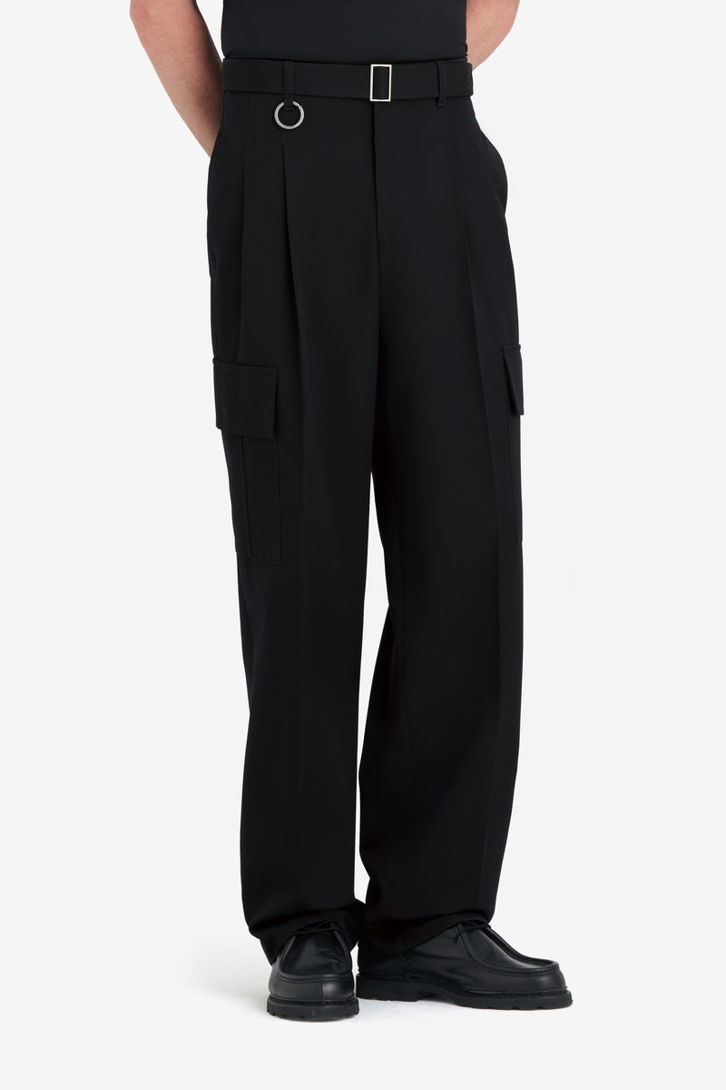 ETUDES STUDIO SUIT PANT CARGO POCKETS BLACK 2 ETUDES STUDIO SUIT PANT CARGO POCKETS BLACK 2
