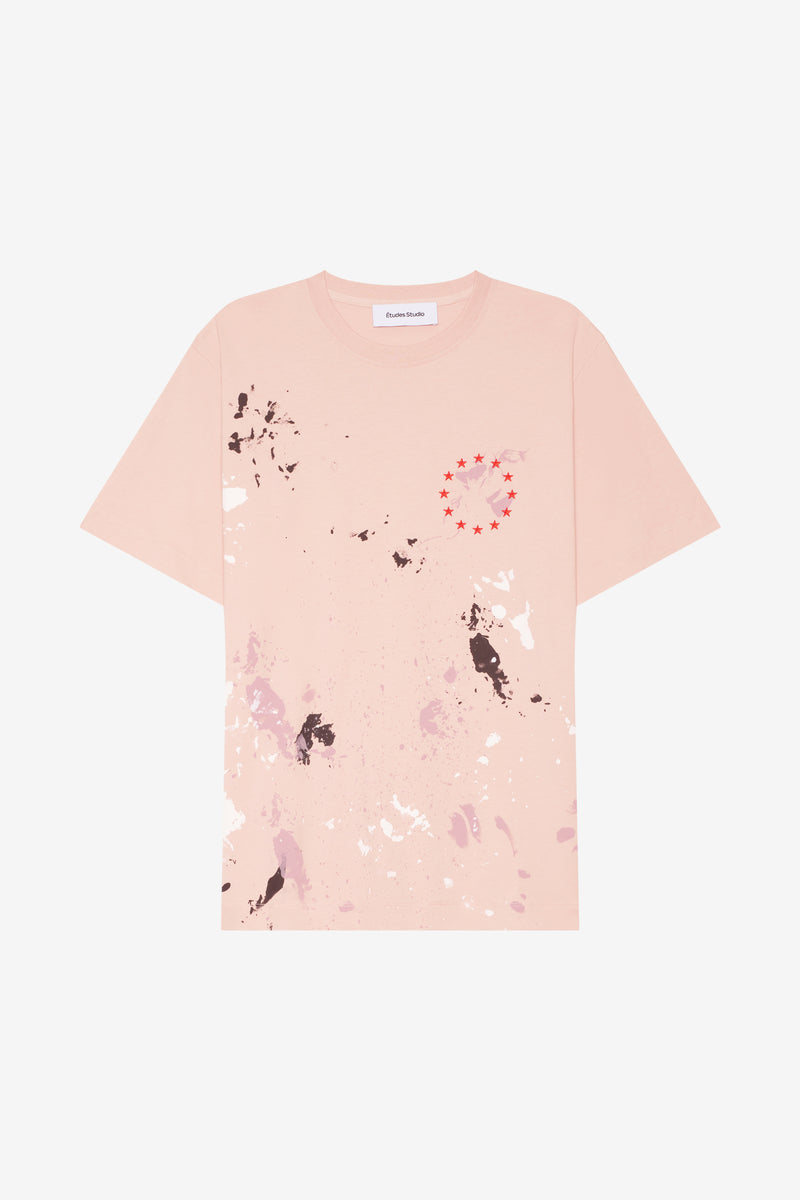 ETUDES STUDIO REGULAR T-SHIRT EUROPA OLD ROSE 1 ETUDES STUDIO REGULAR T-SHIRT EUROPA OLD ROSE 1