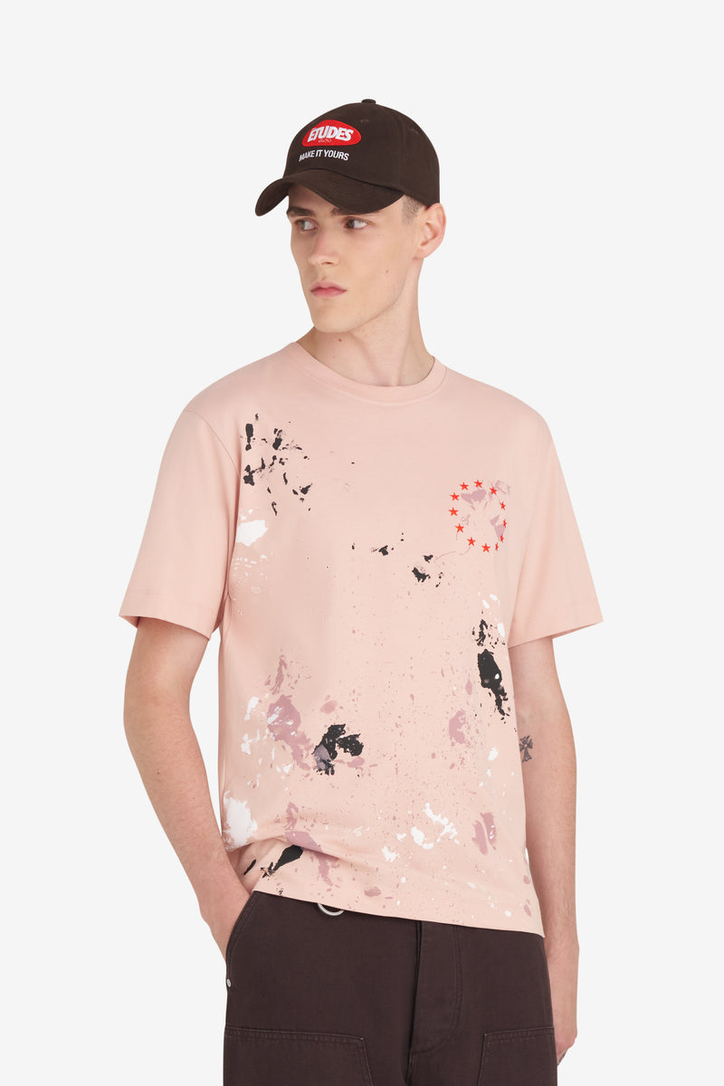 ETUDES STUDIO REGULAR T-SHIRT EUROPA OLD ROSE 2 ETUDES STUDIO REGULAR T-SHIRT EUROPA OLD ROSE 2