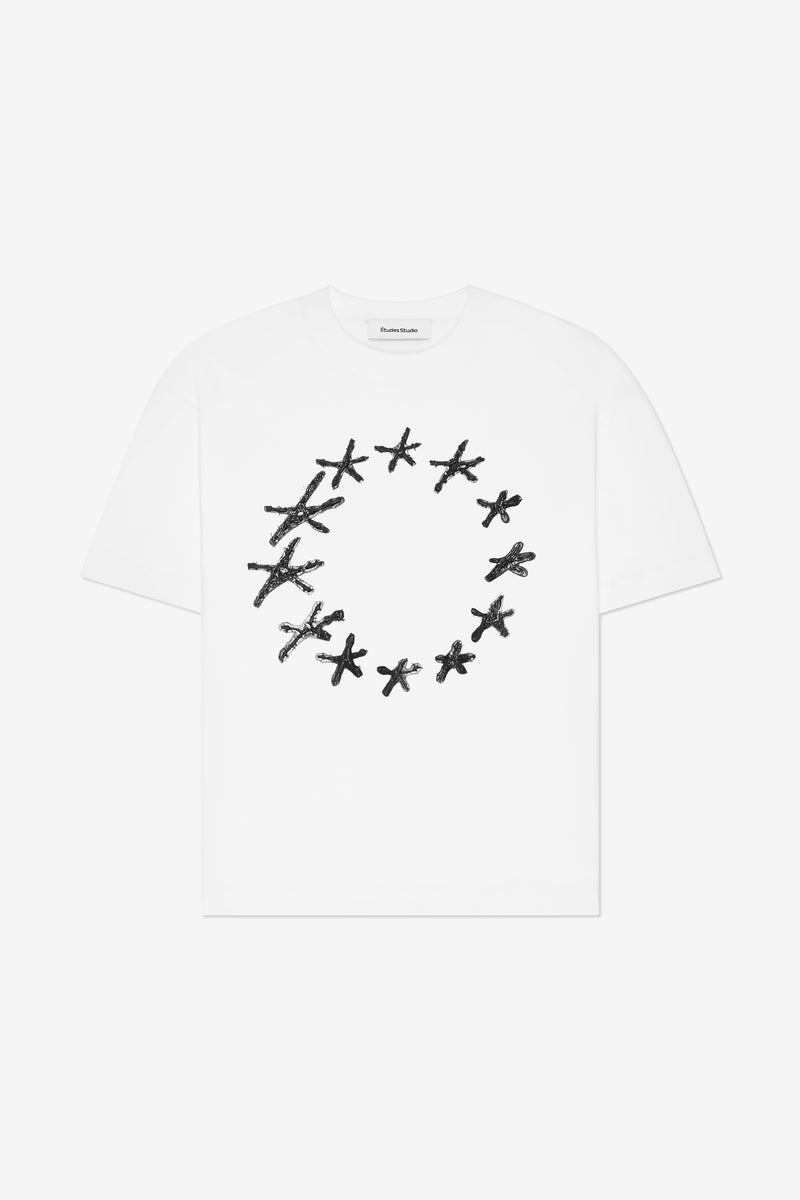 ETUDES STUDIO RELAX T-SHIRT STARS WHITE 1 ETUDES STUDIO RELAX T-SHIRT STARS WHITE 1