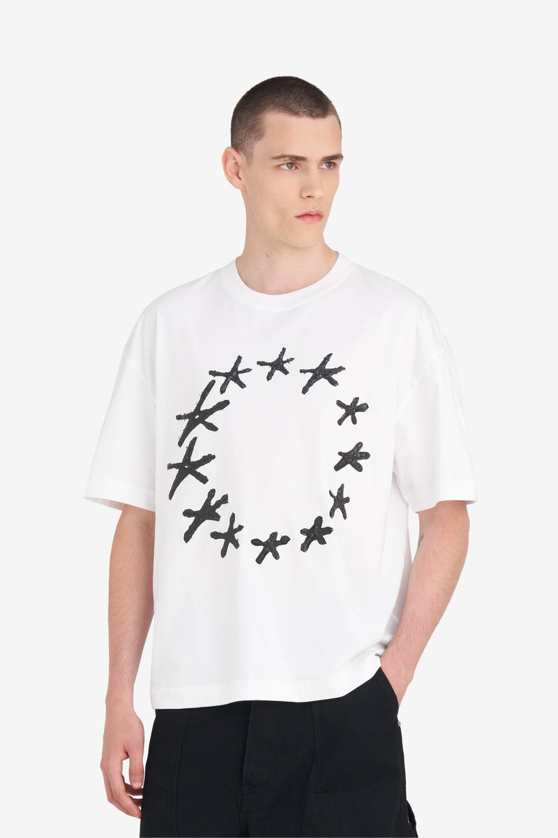 ETUDES STUDIO RELAX T-SHIRT STARS WHITE 2 ETUDES STUDIO RELAX T-SHIRT STARS WHITE 2