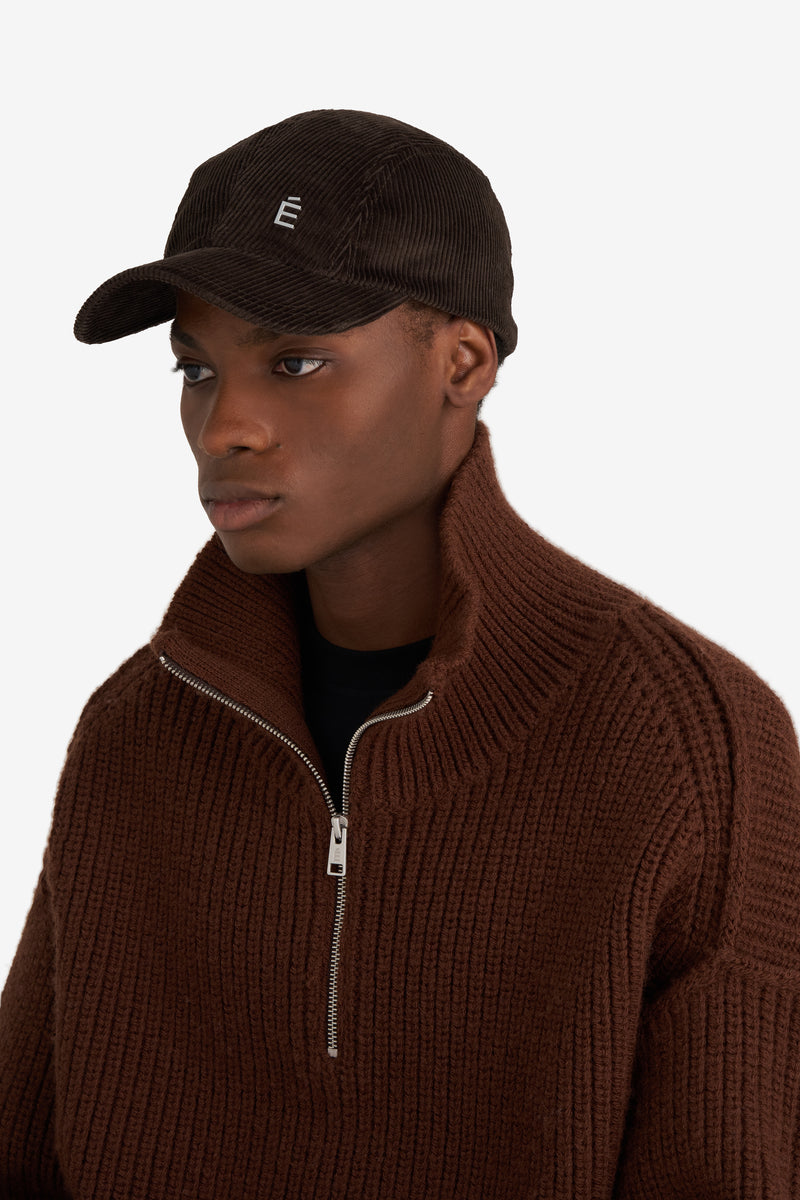 ETUDES STUDIO CORD CAP DARK BROWN 2 ETUDES STUDIO CORD CAP DARK BROWN 2