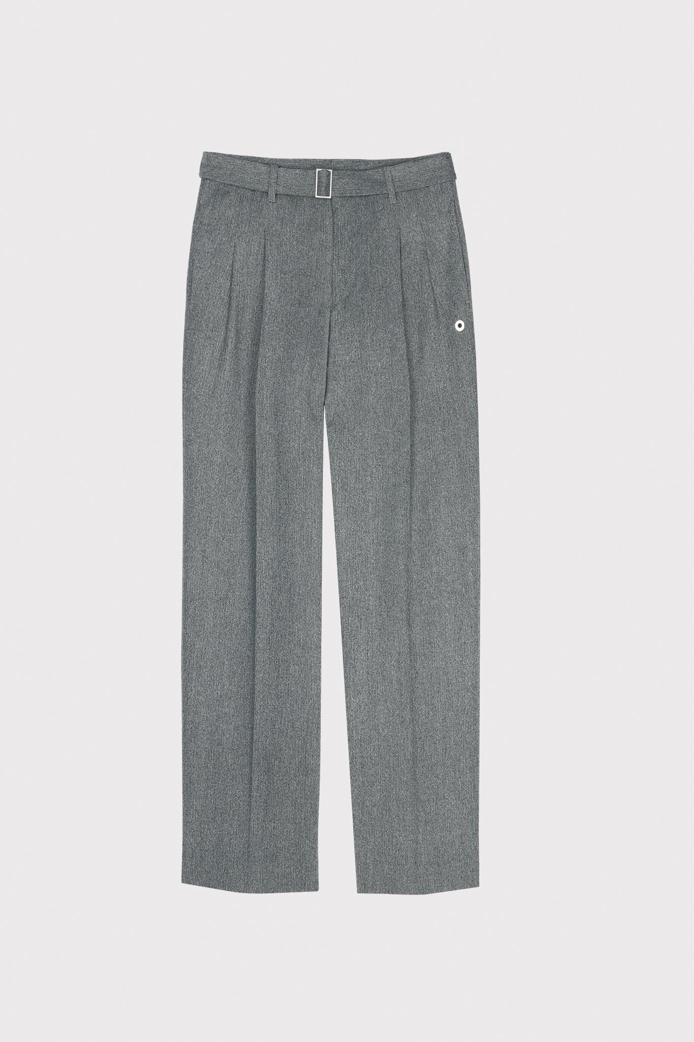 ÉTUDES COOPER FLANNEL HEATHER GREY TROUSERS 2