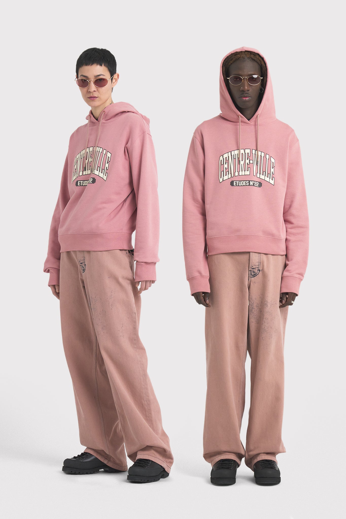 ÉTUDES LIMIT CENTRE-VILLE PINK SWEATSHIRTS 6