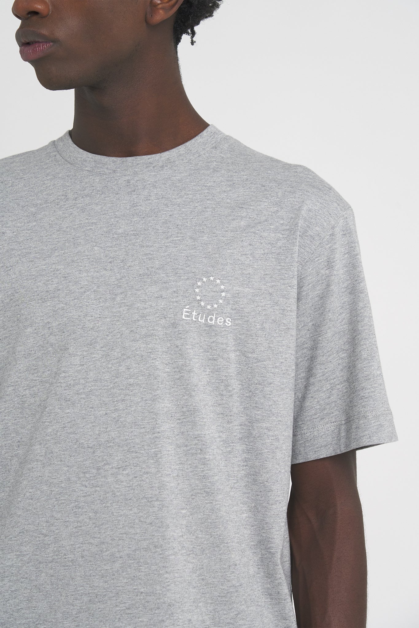 ÉTUDES WONDER LOGO HEATHER GREY T-SHIRTS 4