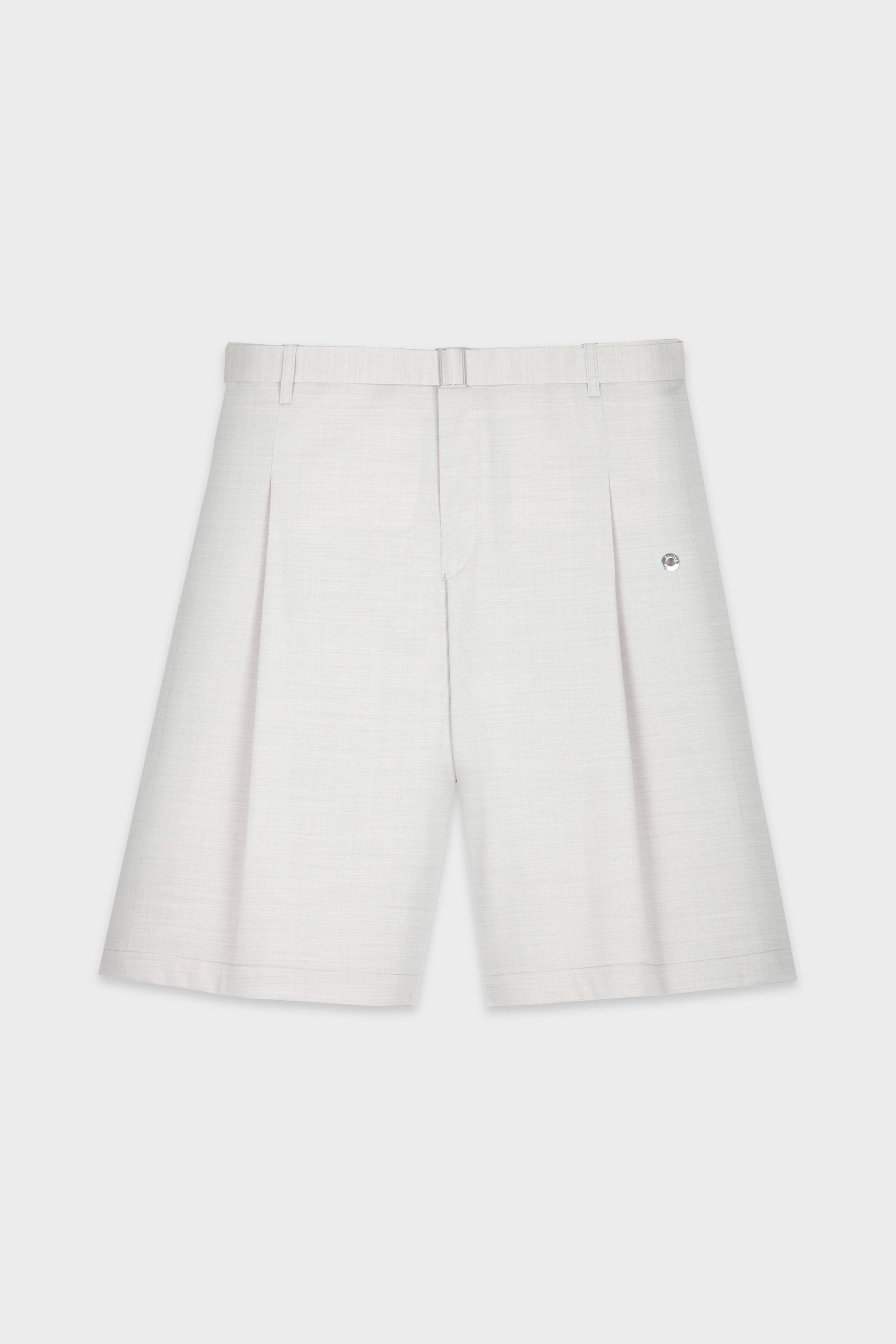 ÉTUDES COOPER SHORTS WOOL LIGHT GREY SHORTS 2