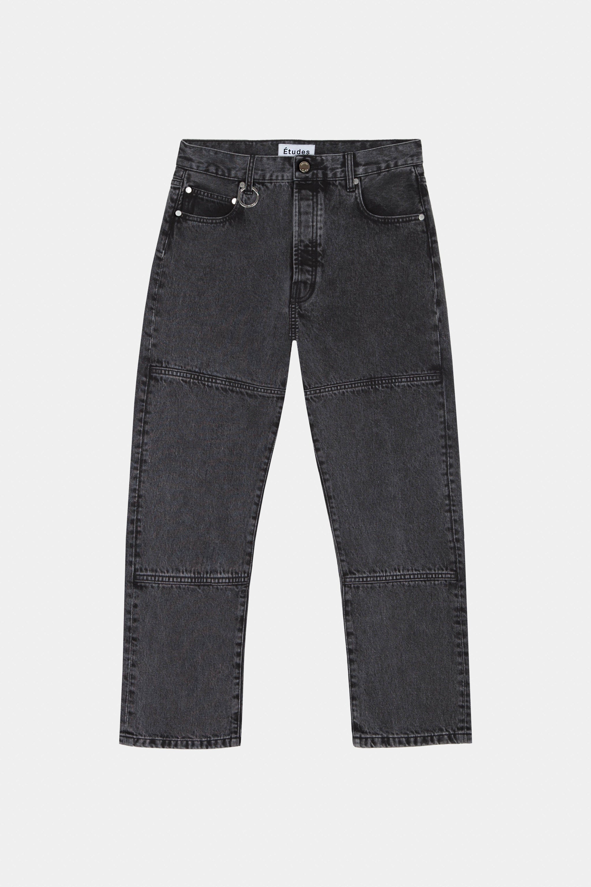 ÉTUDES CORNER DENIM BLACK WASHED TROUSERS 2