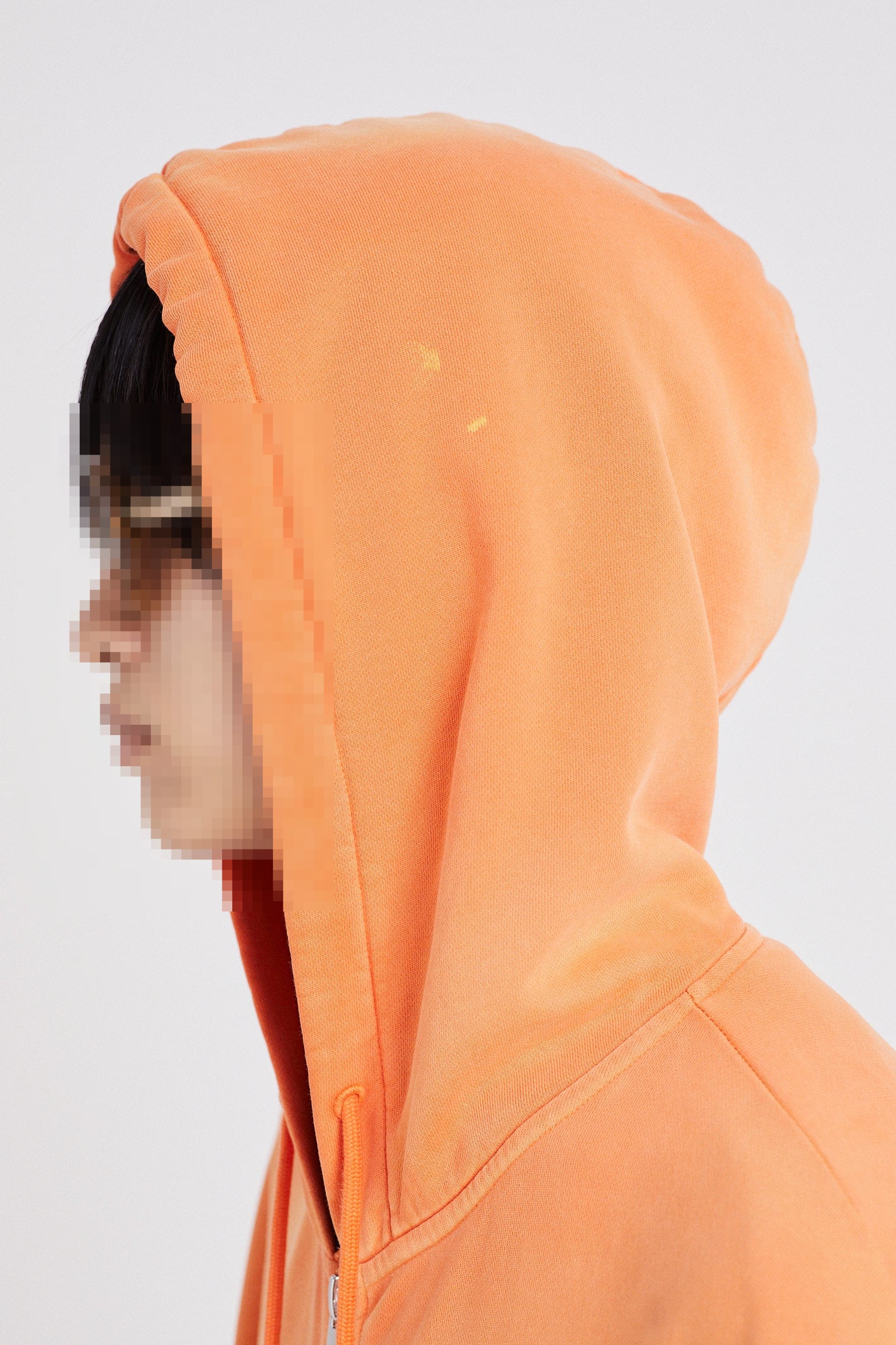 ÉTUDES EXTRA HOOD ZIPPED STENCIL ORANGE SWEATSHIRTS 7